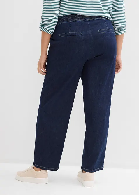 Barrel-Jeans Mid Waist, Bequembund, bonprix