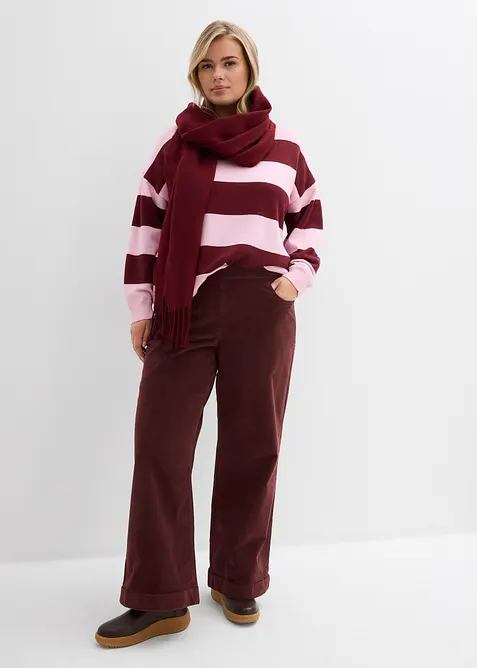 Oversize-Pullover aus softem Viskose-Mix, bonprix