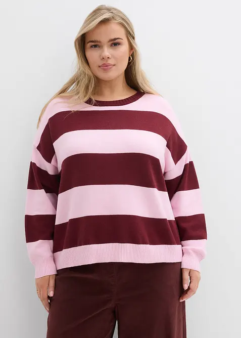 Oversize-Pullover aus softem Viskose-Mix, bonprix