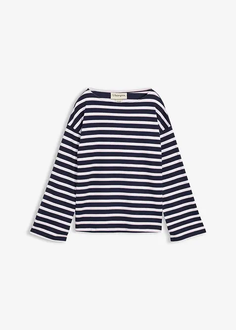 Langarmshirt aus reiner Bio-Baumwolle, bonprix