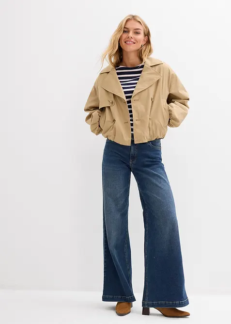 Langarmshirt aus reiner Bio-Baumwolle, bonprix