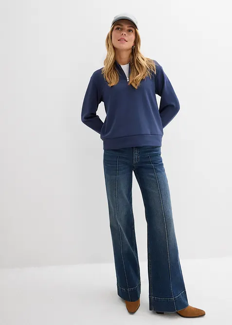 Sweatshirt aus softem Viskose-Mix, bonprix