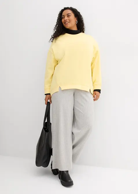 Lot de 2&nbsp;pantalons en jersey c&ocirc;tel&eacute;, bonprix