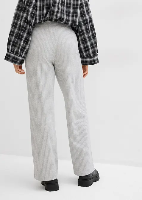 Jersey-Hose aus Rippe (2er Pack), bonprix