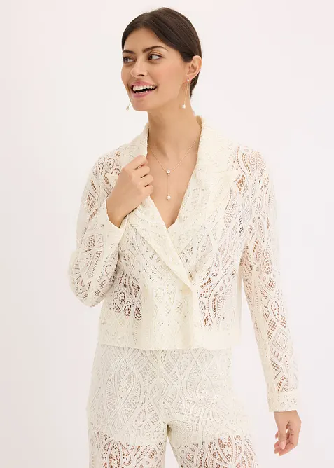 Blazer aus Spitze, bonprix