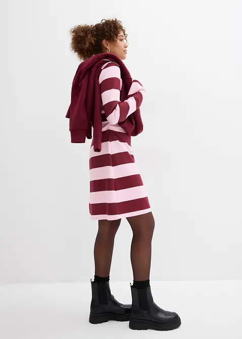 Robe en jersey &agrave; col montant, bonprix