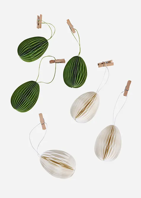 H&auml;ngedeko Papier-Eier (6er Pack), bonprix