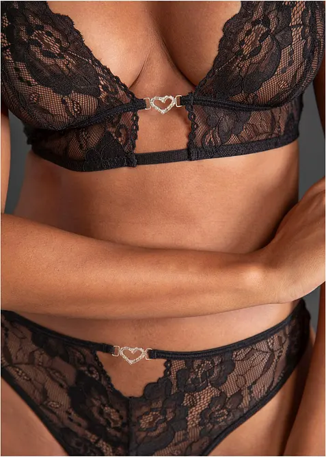 Bralette und String ouvert (2-tlg.Set), bonprix