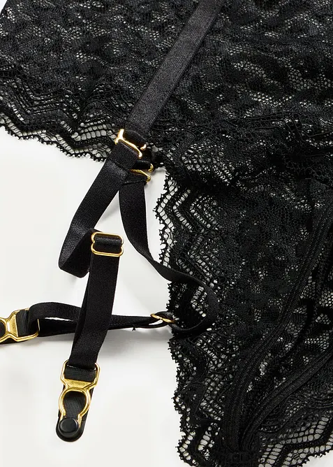 Highwaist String ouvert mit Strapshalter, bonprix