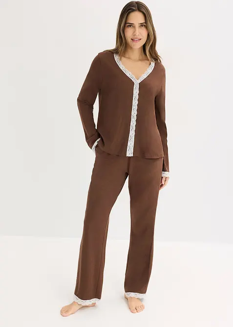 Pyjama boutonn&eacute;, bonprix