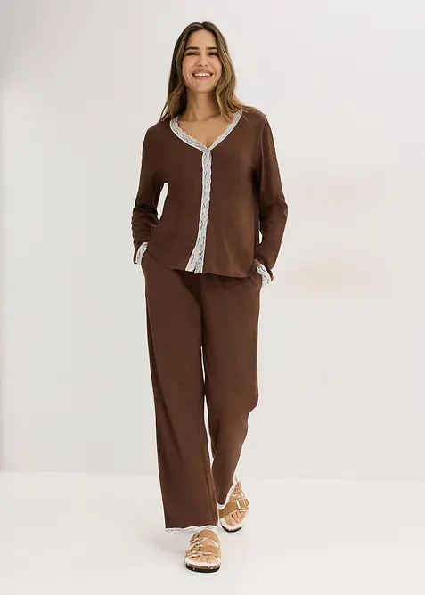 Pyjama boutonn&eacute;, bonprix