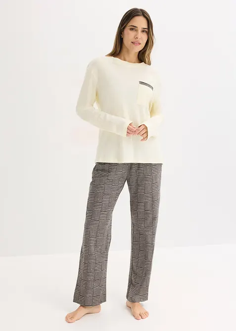 Pyjama aus weicher Baumwolle, bonprix
