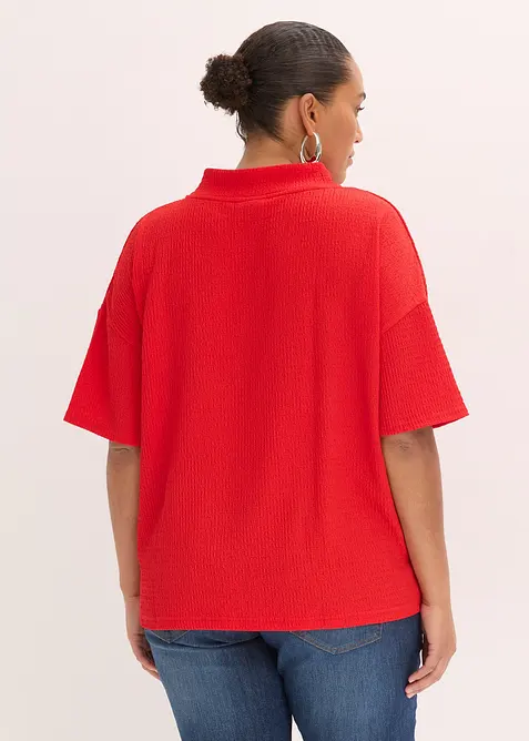 Shirt aus strukturiertem Cr&ecirc;pe, bonprix