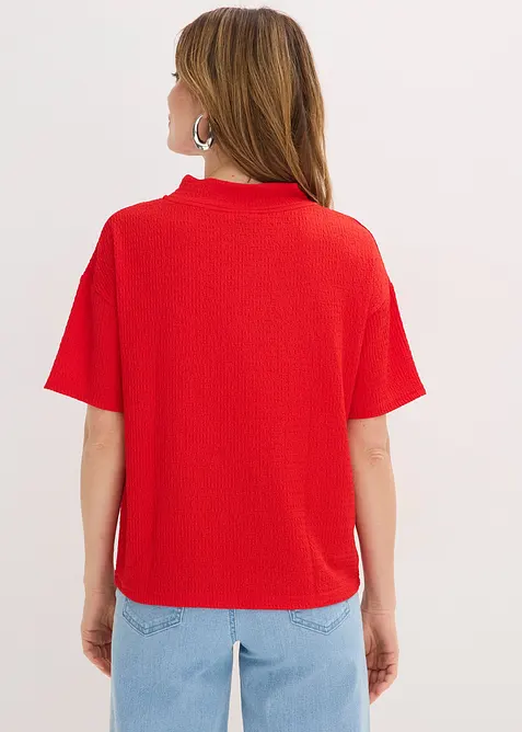 Shirt aus strukturiertem Cr&ecirc;pe, bonprix