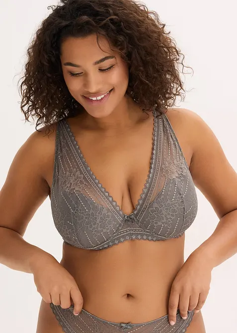 Soutien-gorge &agrave; coques en dentelle d&eacute;licate, bonprix