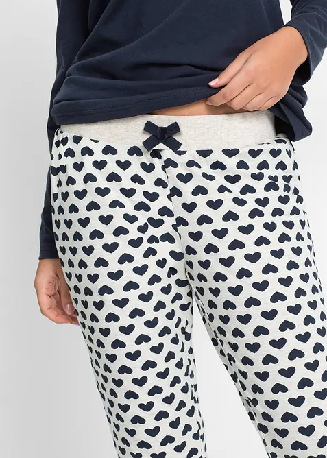 Pyjama mit Bio-Baumwolle, bonprix