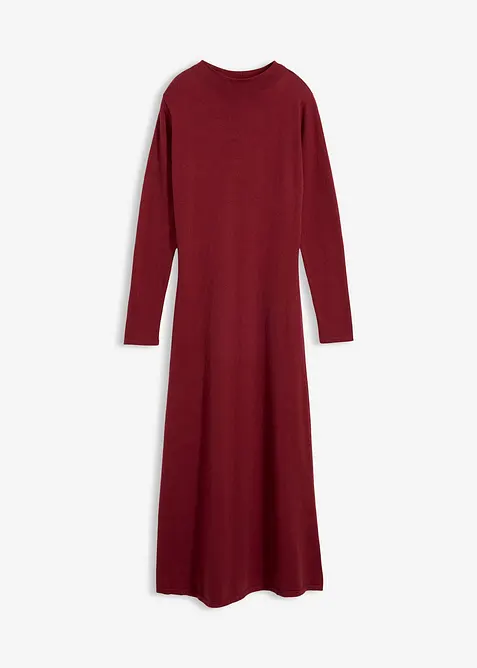 Robe longue en maille fine avec cachemire, bonprix