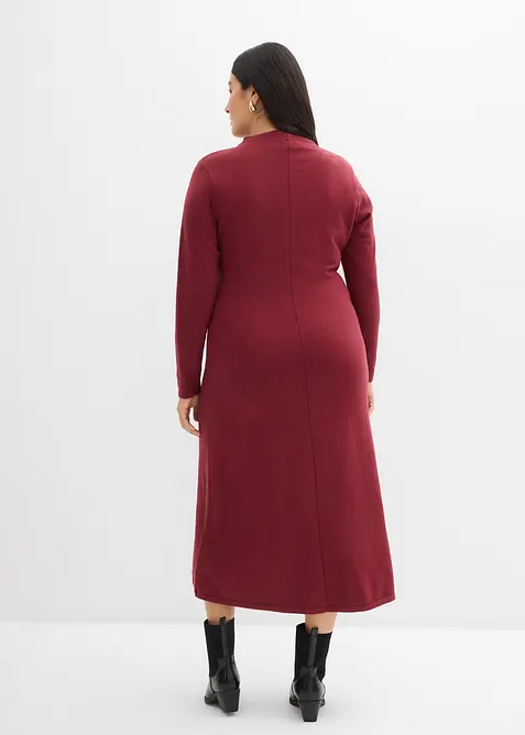 Feinstrick-Maxikleid mit Kaschmiranteil, bonprix