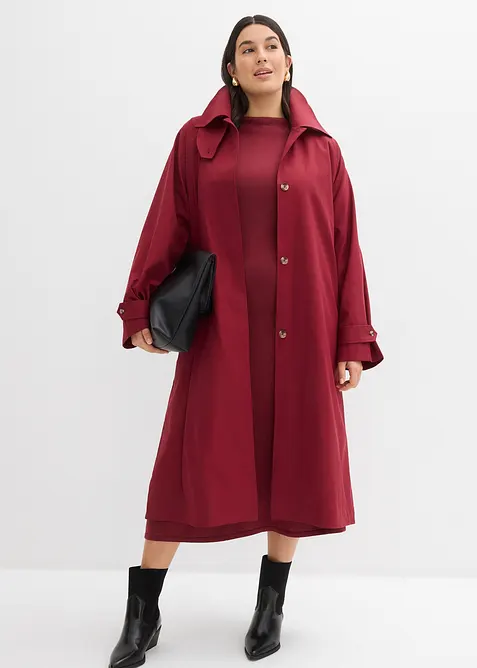 Feinstrick-Maxikleid mit Kaschmiranteil, bonprix