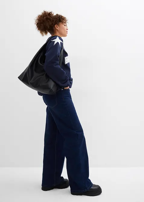 Oversize-Sweatshirt aus weichem Baumwoll-Mix, bonprix