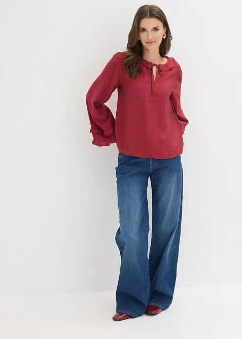 Tunique en fine viscose m&eacute;lang&eacute;e, bonprix