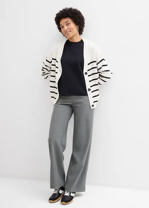 Kurzes Oversize-Shirt aus reiner schwerer Bio-Baumwolle, bonprix