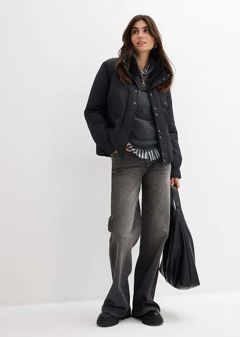 Wasserabweisende Funktions-Jacke, 2in1 Optik, bonprix