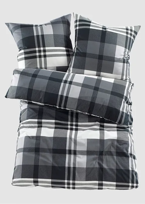 Bettw&auml;sche mit Karos, bonprix