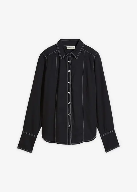 Bluse aus flie&szlig;ender Viskose, bonprix