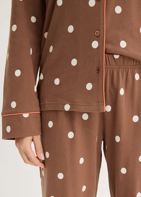 Pyjama aus weicher Baumwolle, bonprix