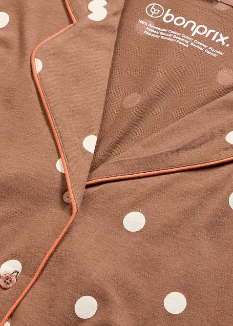 Pyjama aus weicher Baumwolle, bonprix