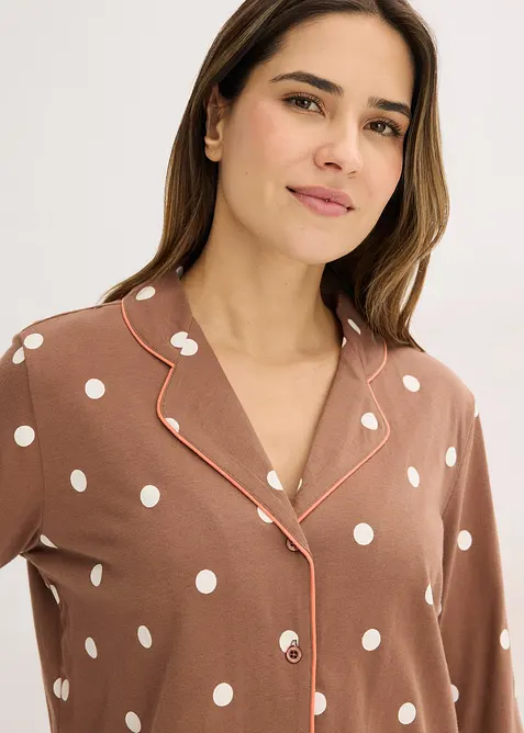 Pyjama aus weicher Baumwolle, bonprix