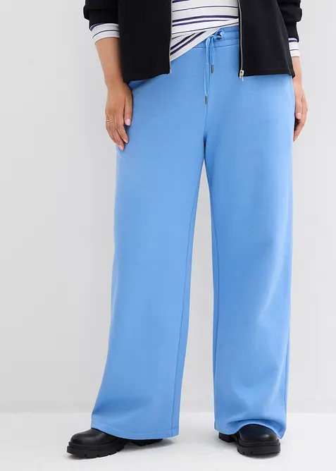 Pantalon de jogging taille haute 100% coton, bonprix