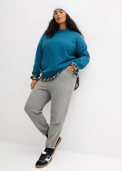 Jogging forme sarouel 100% coton, bonprix