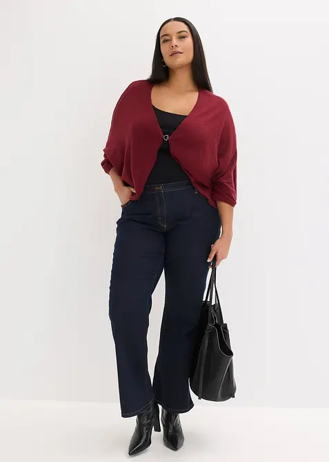 Feinstrickjacke aus reiner Baumwolle, bonprix