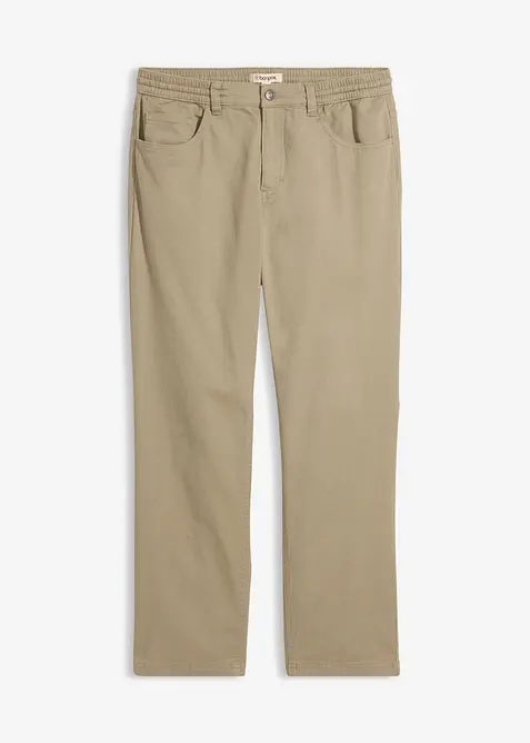 Relaxed Fit Stretch-Hose mit Komfortbund, Straight, bonprix