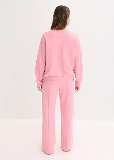 Sweat Hausanzug mit Biesen, bonprix