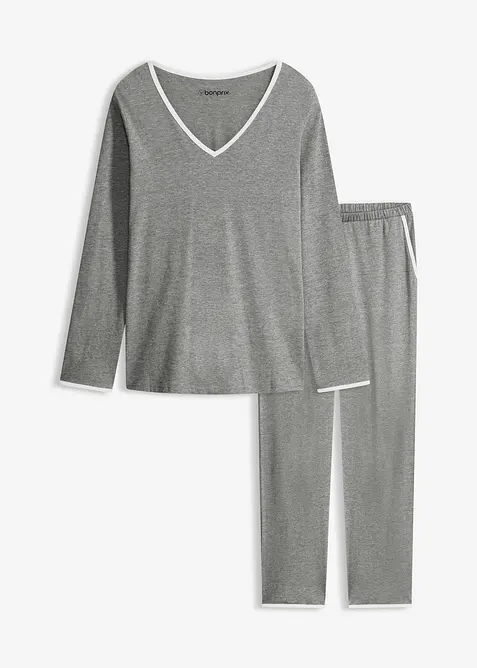 Pyjama aus reiner Baumwolle, bonprix