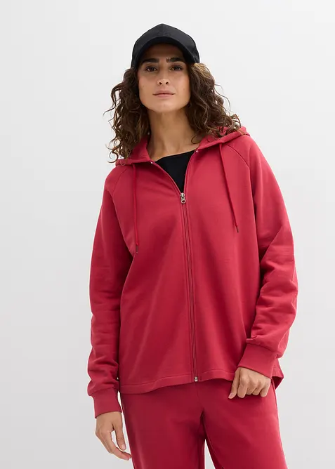 Sweatjacke aus reiner Bio-Baumwolle, bonprix