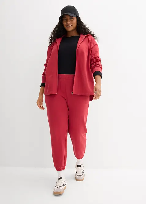 Sweat zipp&eacute; 100% coton, bonprix