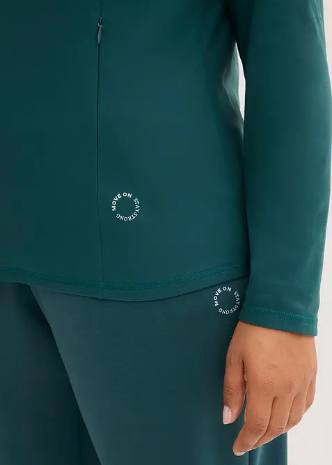 Veste thermique &agrave; s&eacute;chage rapide, partiellement zipp&eacute;e, bonprix
