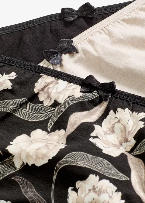 Lot de 4 slips Maxi confortables, bonprix