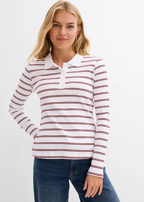 Polo c&ocirc;tel&eacute;, bonprix