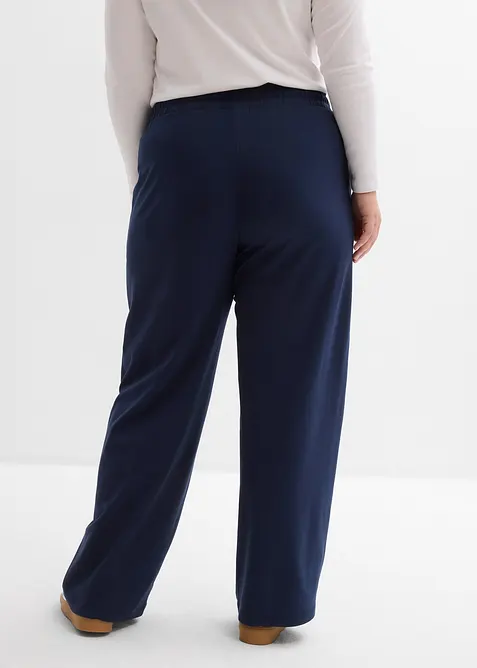 Pantalon en jersey interlock, bonprix