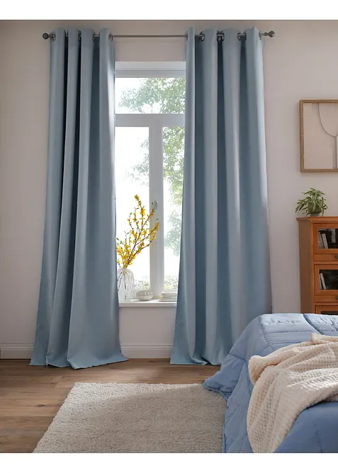 Abdunkelnder Vorhang, in vielen Gr&ouml;&szlig;en (1er Pack), bonprix