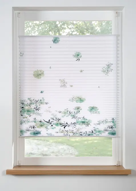 Store pliss&eacute; avec imprim&eacute; floral, bonprix