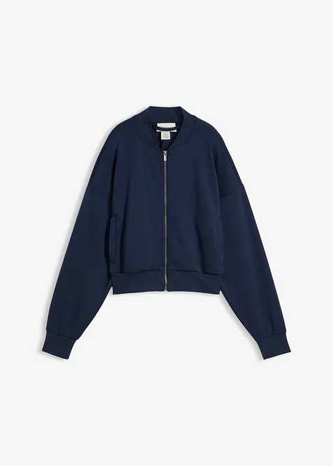Sweatblouson aus softem Viskose-Mix, bonprix