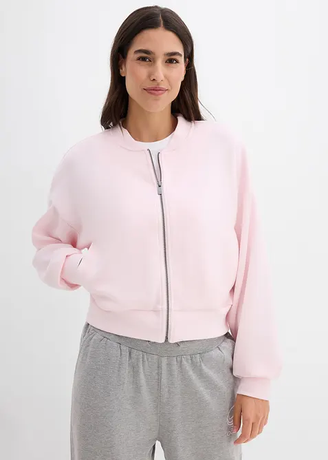 Sweatblouson aus softem Viskose-Mix, bonprix