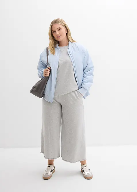 T-shirt long sweat 100% coton, bonprix