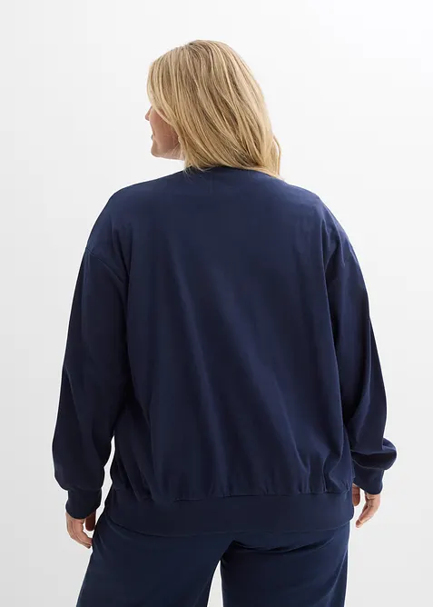 Sweatjacke aus reiner Baumwolle, bonprix